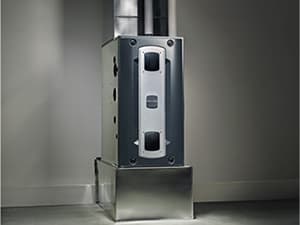 High-efficiency furnace installation by Granite Bay Heating & Air New high-efficiency furnace system installed with clean duct connections