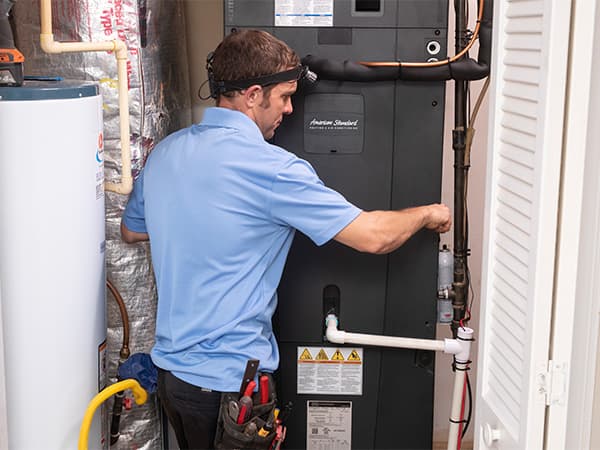 Professional furnace installation in Granite Bay Granite Bay Heating & Air fully equipped service vehicle